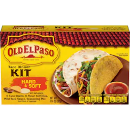 Old El Paso Taco Dinner Kit Box