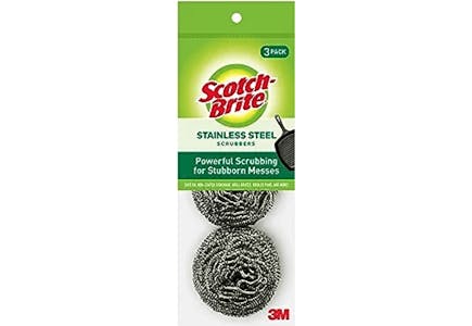 Scotch-Brite Stainless Steel Scrubbers