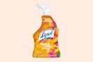 a spray bottle of Lysol cleaner