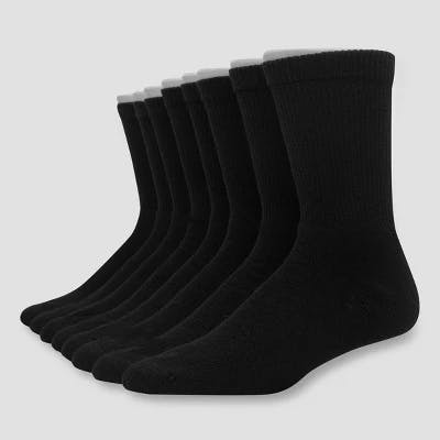 Hanes Crew Socks 8-Pack
