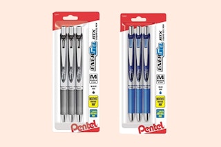 two packs of three ink pens