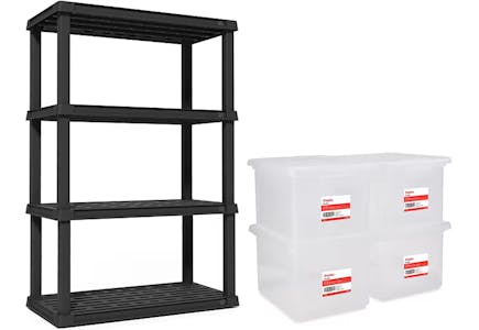 1 Iris Shelves + 1 Staples Boxes