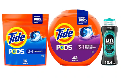 2 Tide + 1 Downy
