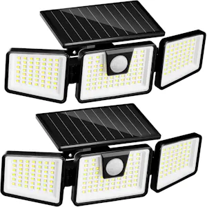 Solar Motion-Sensing Lights