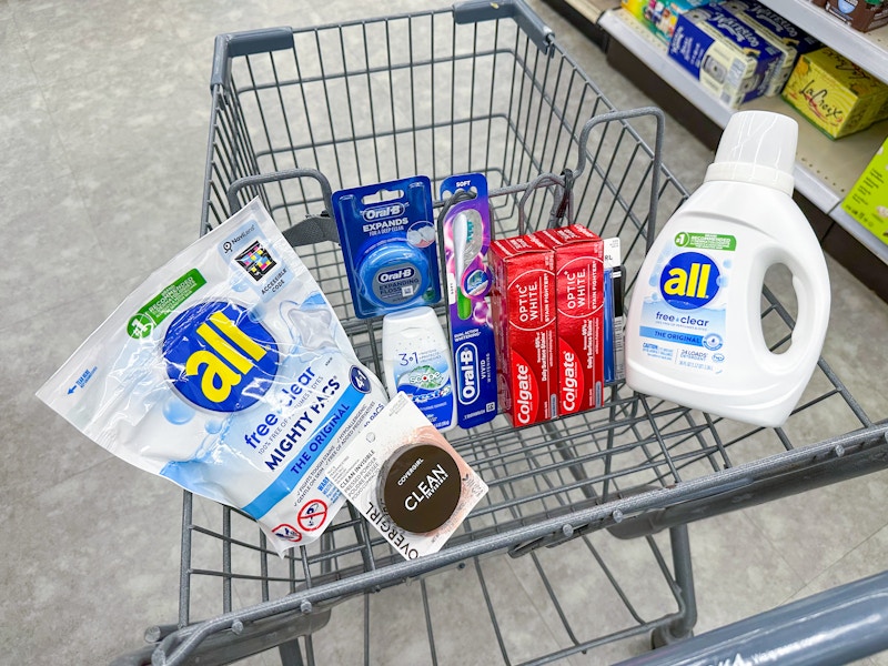 covergirl all free & clear colgate crest oral-b walgreens haul