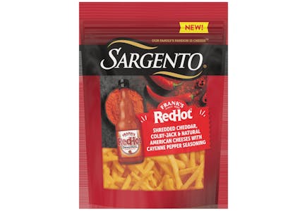 2 Sargento Frank's RedHot Cheese Bags