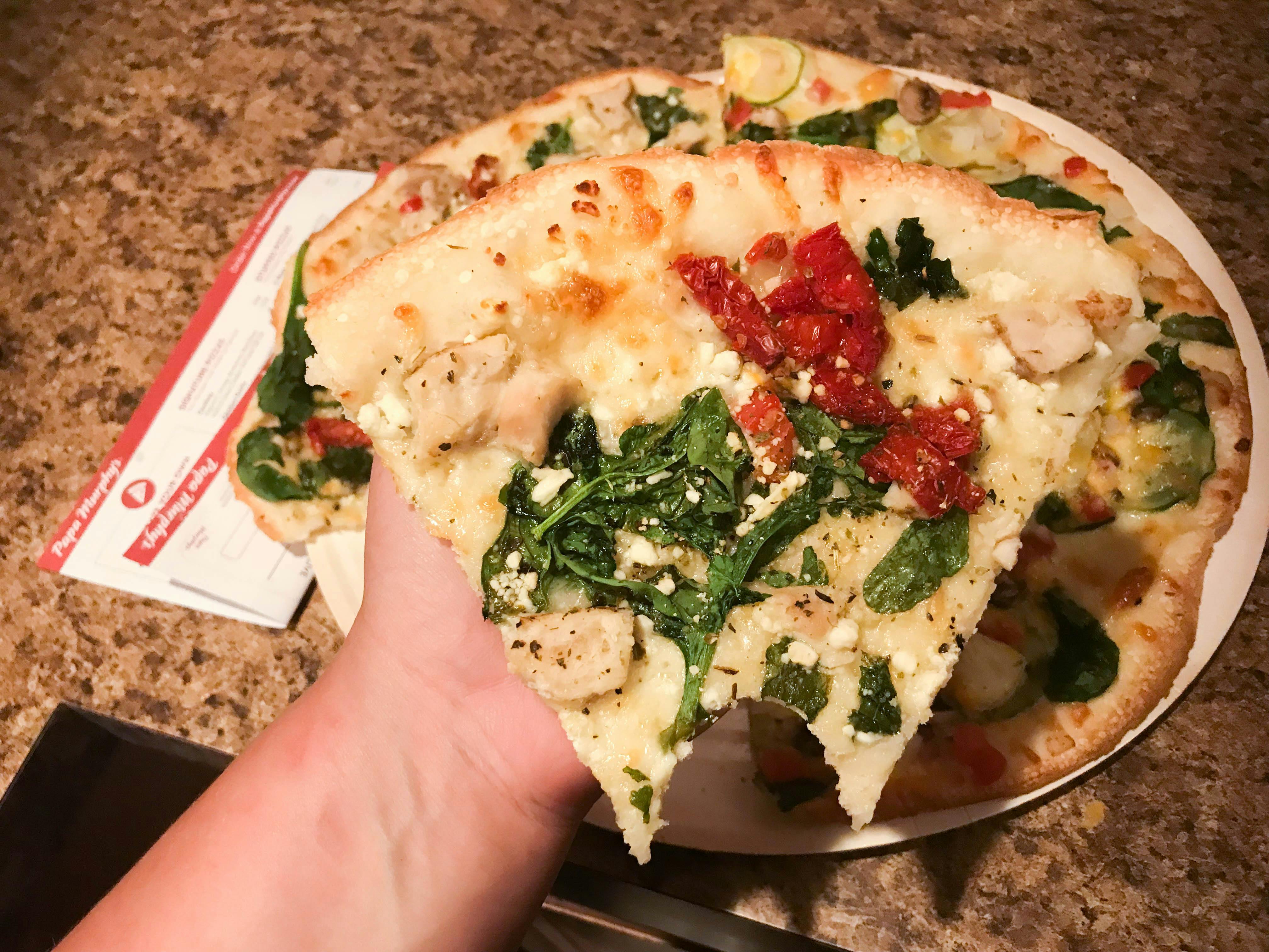 Way better than in the oven! @Papa Murphys #pizzahack #papamurphys #gr