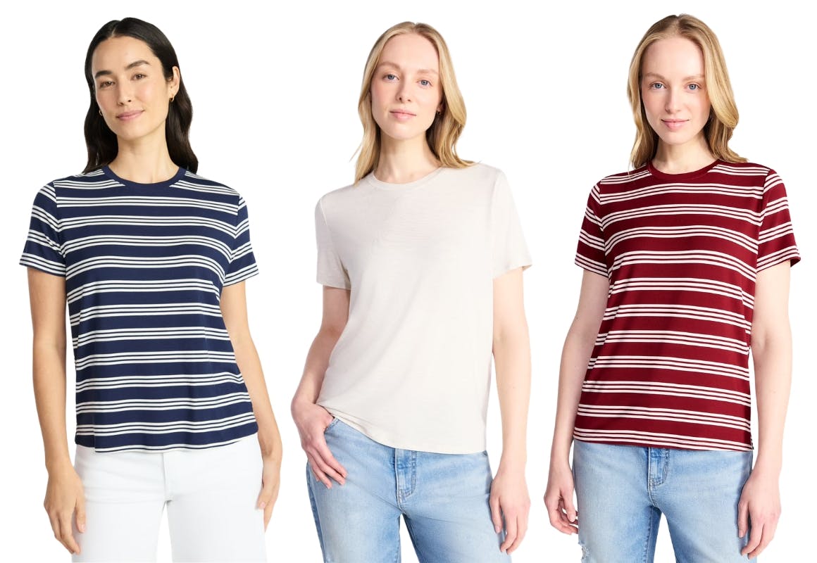 Time and Tru Women's Boxy Tee