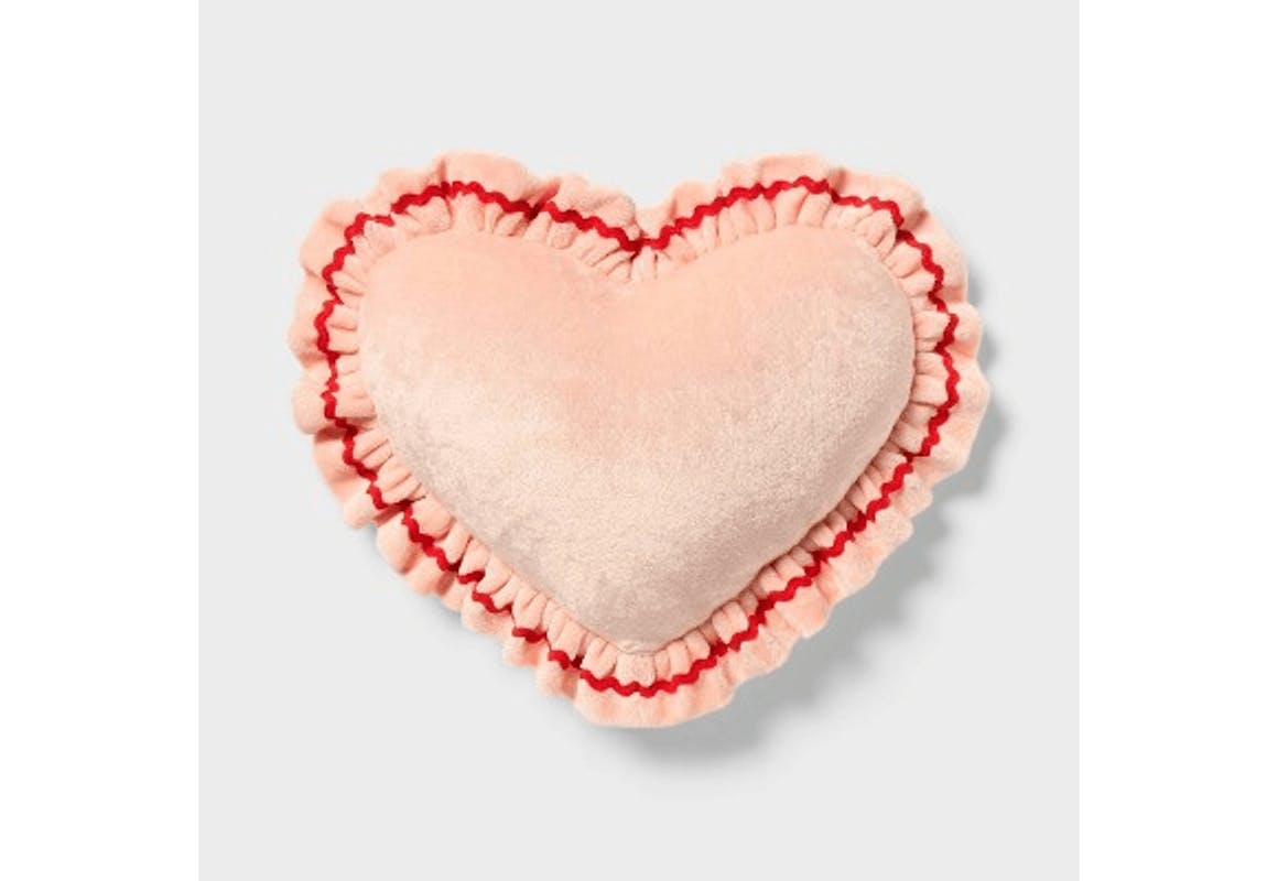 Pillowfort Velvet Heart Pillow