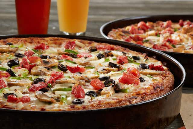 Monday Restaurant Deals: 50% Off Pizzas at BJ's and Uno's card image