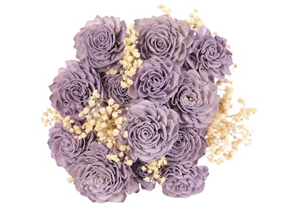 Lowe's Wooden Rose Bouquet