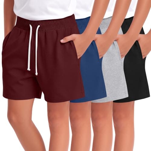 Kids' Athletic Shorts 3-Pack