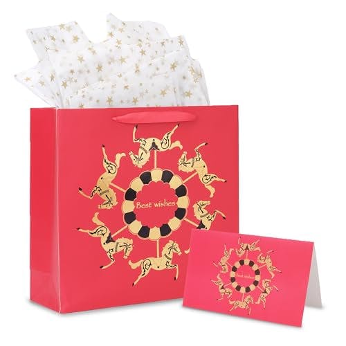 Red Gift Bag Set