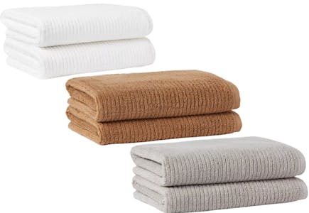 Threshold Quick-Dry Bath Towel Set