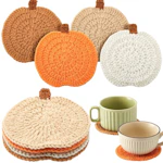 Pumpkin Coasters