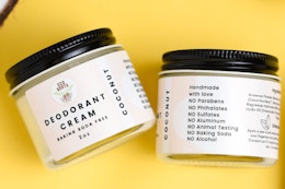deodorant cream on a table