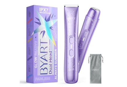 Dual-Head Waterproof Bikini Trimmer