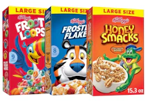 9 Kellogg's Cereal Boxes