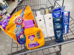 dove degree crest oral-b arm & hammer items in walgreens cart