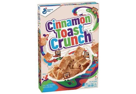 3 Cinnamon Toast Crunch Cereal Boxes