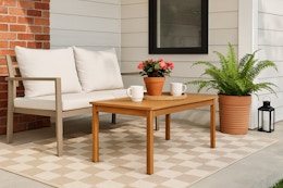 Shoppers Are Freaking Out Over These $20 Outdoor Area Rugs at Target card image