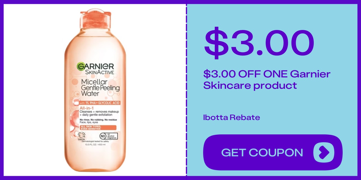 garnier micellar gentle peeling water