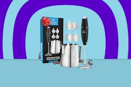  Milk Frother Set, Just $13.99 on Amazon (Reg. $22) card image