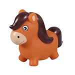 Vinyl Horse Dog Toy