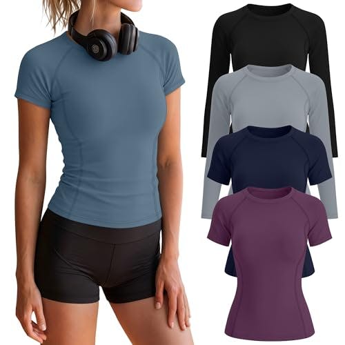 Women's Compression Shirts 4-Pack