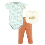 Baby Bodysuit, Pant and Bib Set