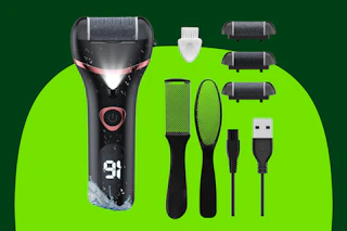 an electric foot callus remover
