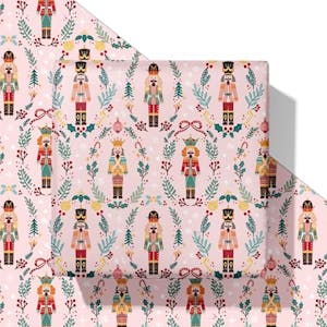 Pink Nutcracker Wrapping Paper