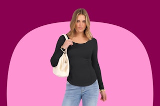 B0F99W3W5C Women's Long-Sleeve Top