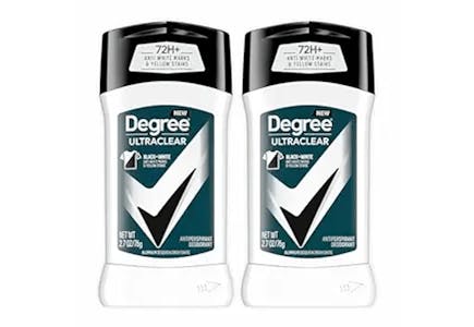 Degree UltraClear Deodorant 2-Pack