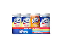 Lysol Disinfecting Wipes 4-Pack