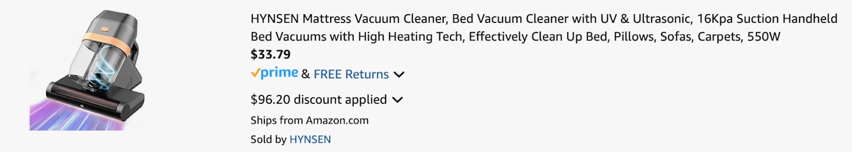 Amazon Mattress Vacuum Cleaner 2025
