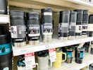 contigo travel mugs sitting on a target shelf