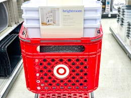 Highly Rated 3-Tier Rolling Utility Cart, Only $11.40 at Target card image