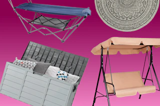 walmart patio chair swing rug deck box