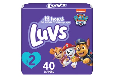 2 Luvs Diapers