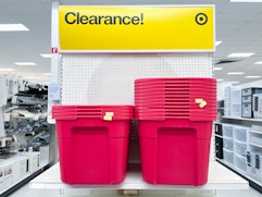 In-Store Clearance Deals on 18-Gallon Storage Totes: $4 at Target (Reg. $8) card image