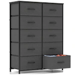 10-Drawer Fabric Dresser