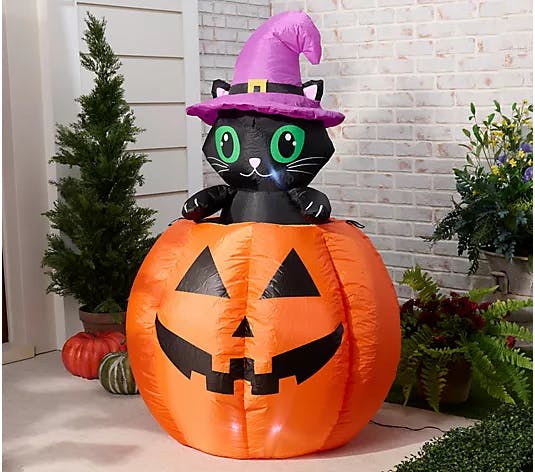 Inflatable Peek-A-Boo Jack-O-Lantern