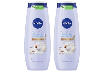 2 NIVEA Body Washes