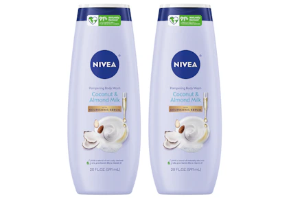 2 NIVEA Body Washes