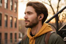 a man with beats headphones 