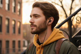 a man with beats headphones 