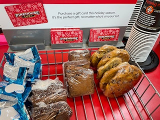 cookies and brownies at firehouse subs