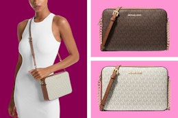 Michael Kors Large Crossbody Bag, Only $59 — Save $319 card image