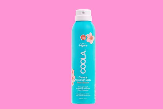  Coola Organic Sunscreen Spray, as Low as $18.62 on Amazon (Reg. $28) card image